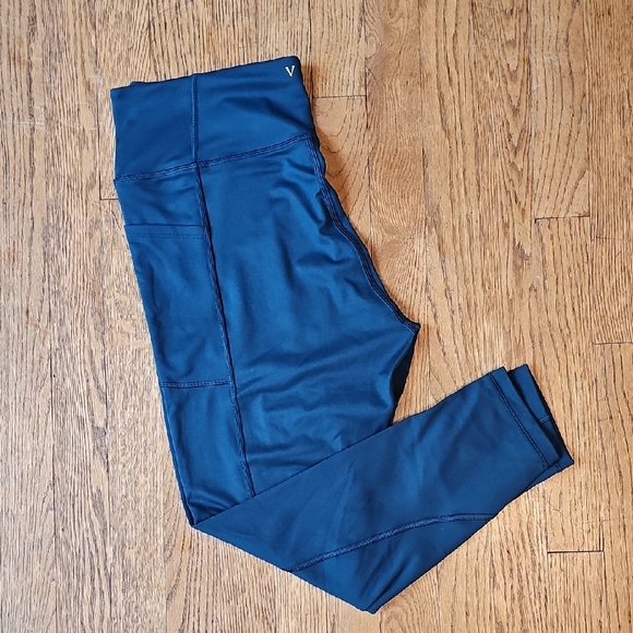 Victoria's Secret Blue/Green Leggings Size 16 - Picture 1 of 6